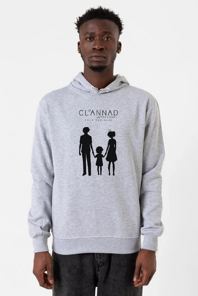 Clannad Anime After Story Grimelanj Erkek Kapşonlu 3ip Sweatshirt ürün görseli 1