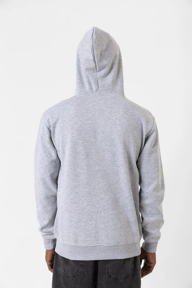 Cool Pumpkin Grimelanj Erkek Kapşonlu 3ip Sweatshirt - Resim 5