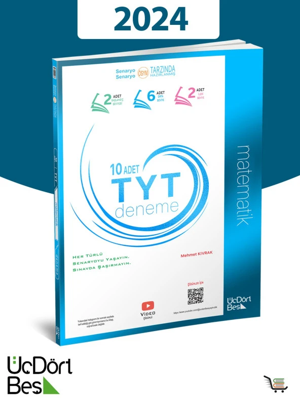 345-2024 Model TYT 10'lu Matematik Denemesi ürün görseli 1