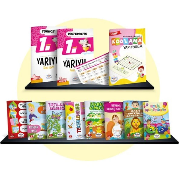 Öğretmen Evde Yayınları 1. Sınıf Yarıyıl Tatil Seti) ürün görseli 1