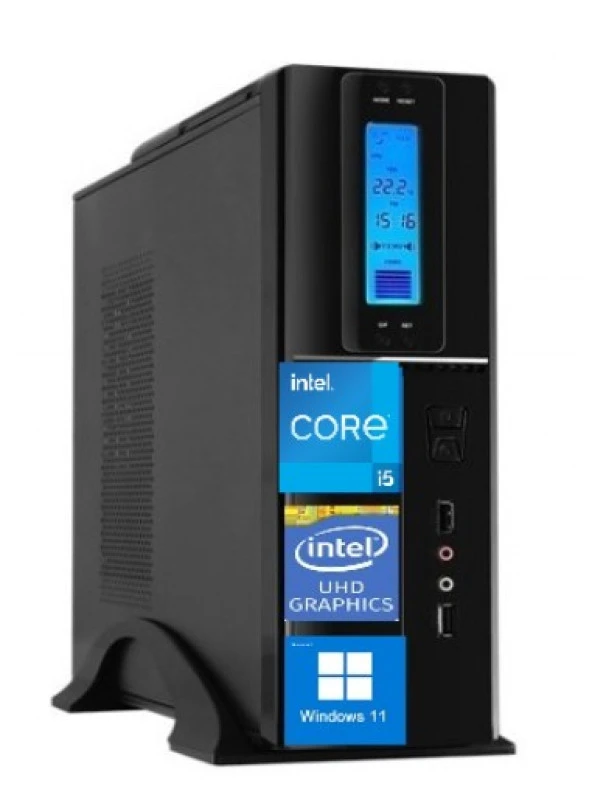 Zetta FLEX SFF Intel Core İ5 12400 16gb 1tb SSD Windows11Home  Masa Üstü Bilgisayar ZET22245 ürün görseli 1