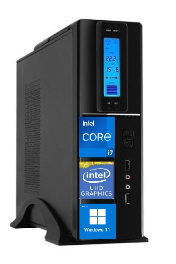 Zetta FLEX SFF Intel Core i7 12700 64gb 512gb SSD Windows11Pro  Masa Üstü Bilgisayar ZET11168 ürün görseli 1