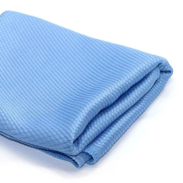 Omnisoft Mikrofiber Cam Bezi 2'li Paket Mavi 40 x 40 cm ürün görseli 1