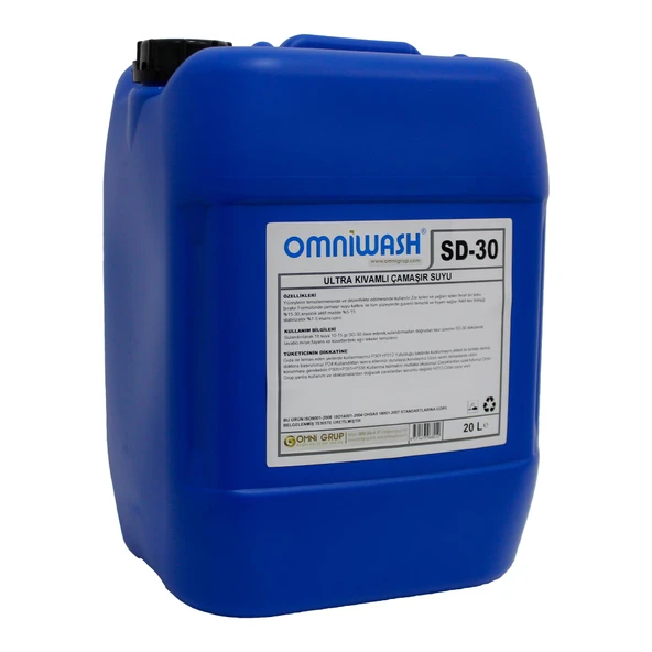 Omniwash SD-30 20 Litre Ultra Kıvamlı Çamaşır Suyu ürün görseli 1