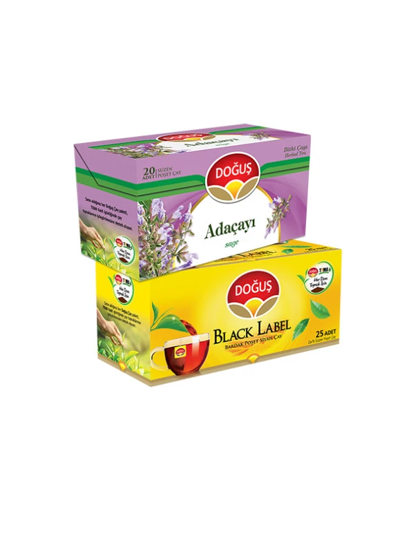 BLACK LABEL BARDAK SİYAH VE ADAÇAYI SÜZEN POŞET ÇAYLARI ürün görseli 1