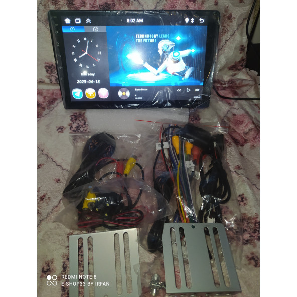 9 inç Universal Android 13 / 2+32GB /+CARPLAY 1Din Double Ekran Tofaş v.s. Uyumlu Slim ince Kasa ürün görseli 1