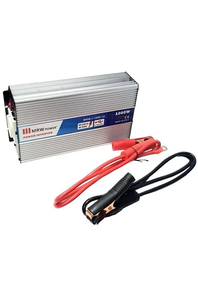 Mrwpower 1000watt 12v-220volt Inverter Mrw-1000-12 MERVESAN ürün görseli 1