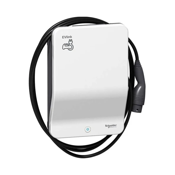 Schneider EVH2S22P0CK Evlink Wallbox T2 Kablolu 22 kW Elektrikli Araç Şarj İstasyonu ürün görseli 1