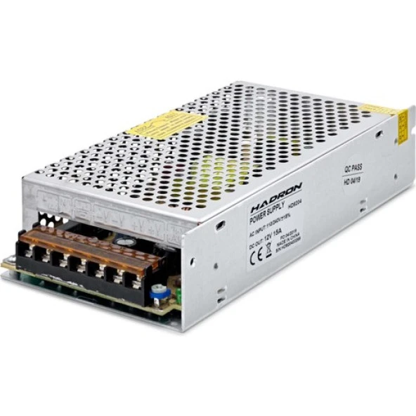 Hadron HD8204 Adaptör Metal 12V 15A 20*10*4cm ürün görseli 1