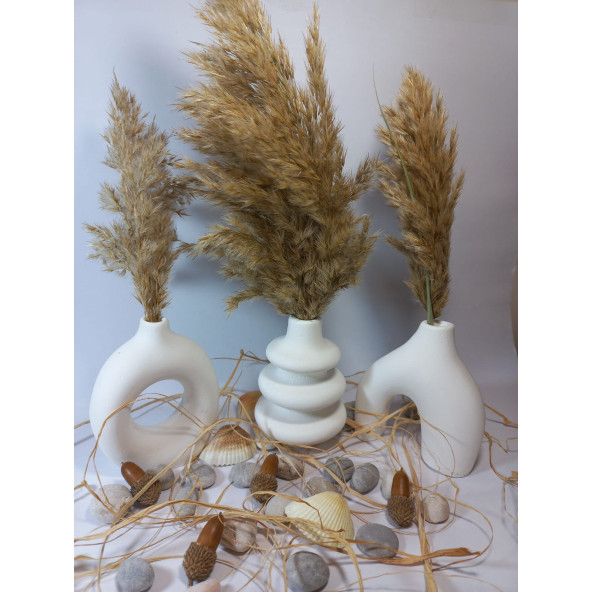 BOHEM VAZO SET BEYAZ - Resim 3