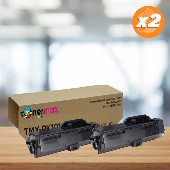 Triumph-Adler P-3521 MFP  Muadil Toner 2'li Avantaj Paket / PK-1010 / P-3521 MFP ürün görseli 1