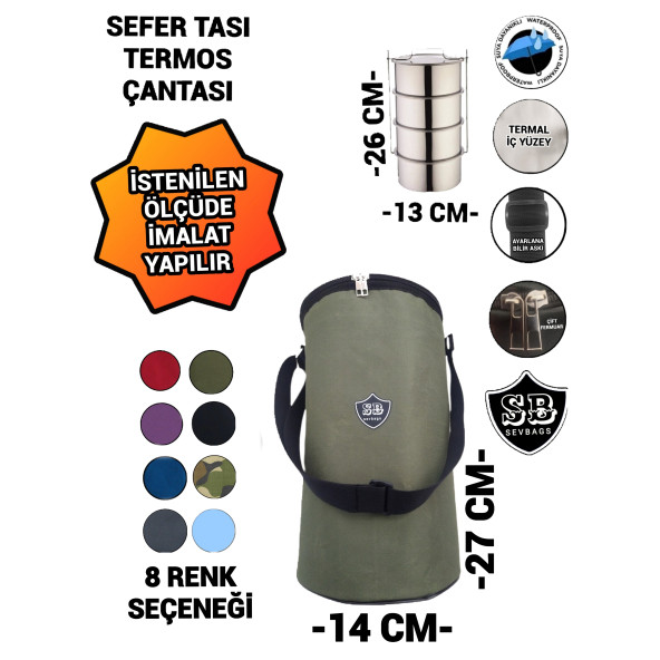SEVBAGS SEFER TASI TERMOS ÇANTASI ürün görseli 1