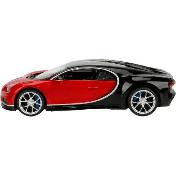 Rastar 1:14 Bugatti Chiron Uzaktan Kumandalı Işıklı Araba - Kırmızı-Siyah ürün görseli 1