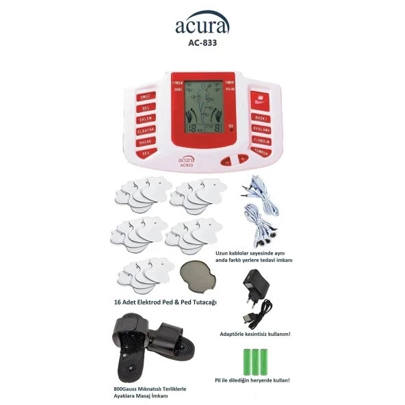 Acura AC-833 Ultra Elektronik Masaj Aleti ürün görseli 1