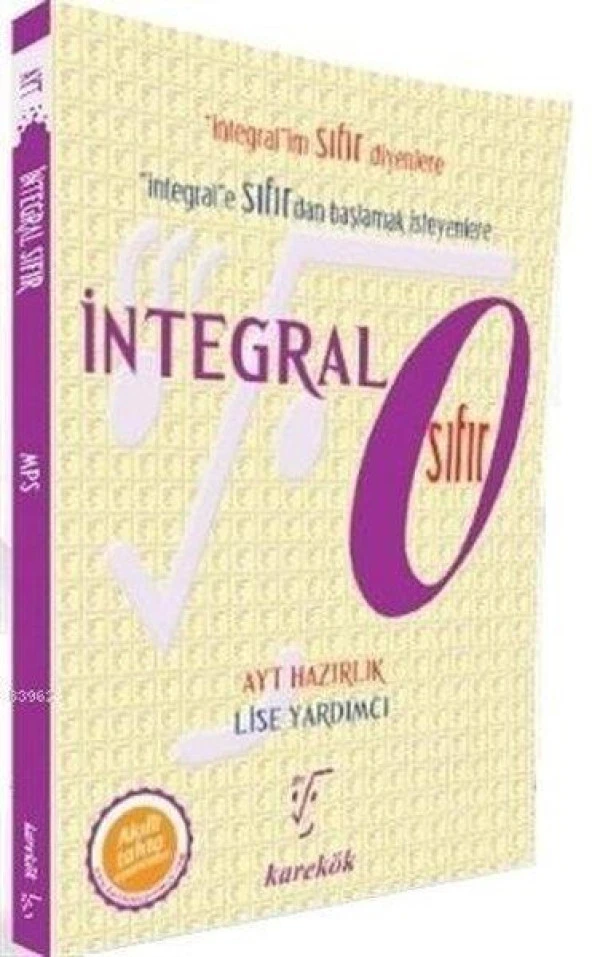 AYT İntegral Sıfır Karekök Yayınları ürün görseli 1