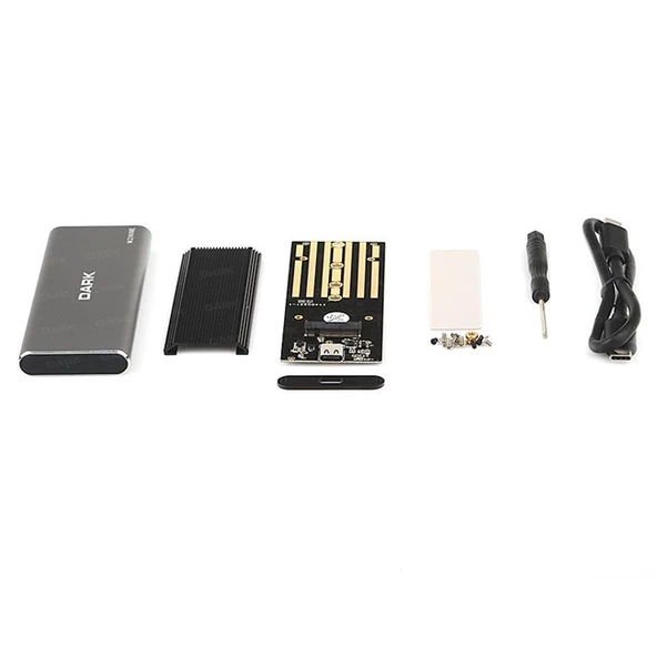 Dark DK-AC-DSEM4 Type-C Gen2- M.2 NVMe Disk Kutusu - Resim 3