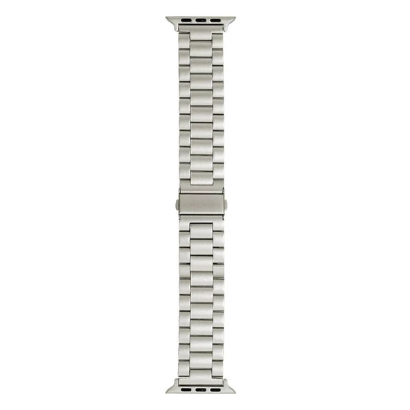 Gpack Apple Watch Series 8 41mm Kordon Mat Titanyum Görünümlü Metal KRD93 ürün görseli 1