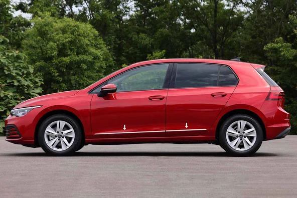 OMSA VW Golf 8 Krom Yan Kapı Çıtası 4 Parça 2020 ve Sonrası ürün görseli 1