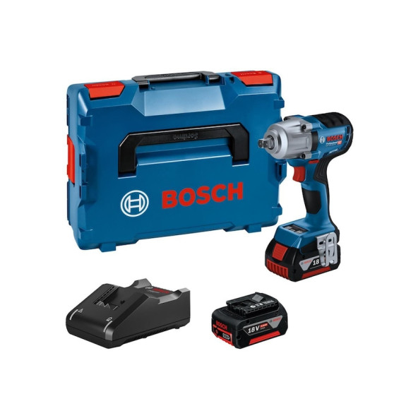 Bosch GDS 18V-450 PC Tork Hafızalı 4.0Ah Çift Akülü Darbeli Somun Sıkma ürün görseli 1