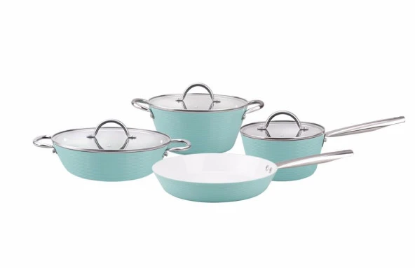 Porland Varsha Mint Tencere Takımı 7 Parça ürün görseli 1