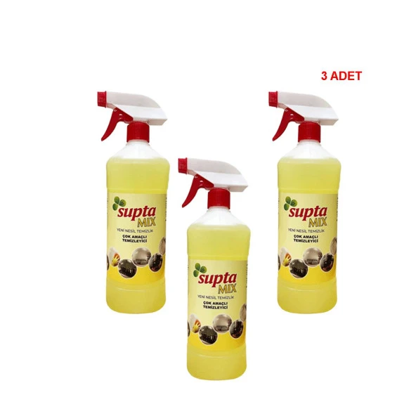 Supta Mix Çok Amaçlı Temizlik Maddesi 1 LT 3 Adet ürün görseli 1