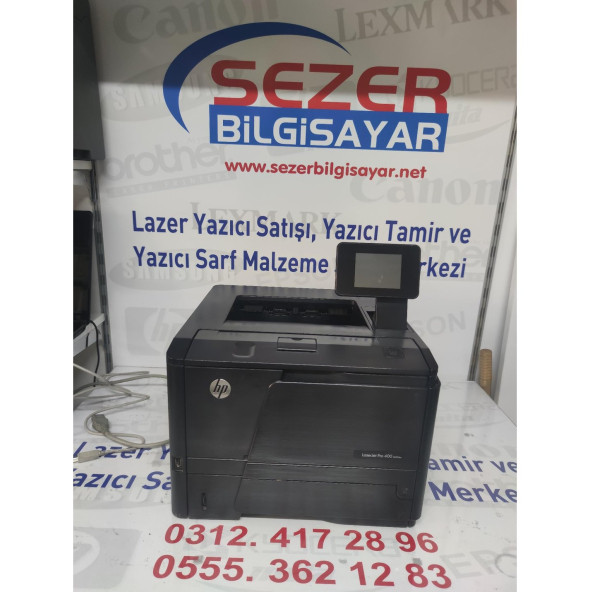 HP LaserJet Pro 400 Yazıcı M401dw  wi-fi + dublex li lazer yazıcı 6 bın syf çıktı verir(2,el  yazıcıdır) ürün görseli 1