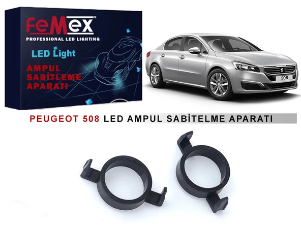 Peugeot 508 Araçlar için Kısa Far Tutucu Led Ampul Sabitleme Aparatı ürün görseli 1