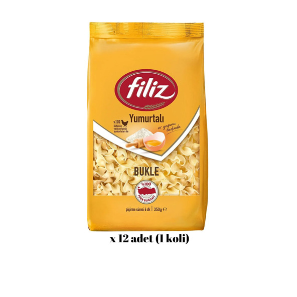 Yumurtalı Bukle Makarna x 12 adet ürün görseli 1