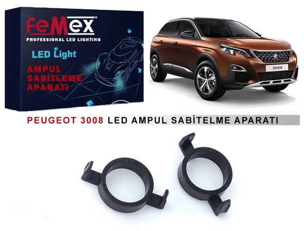 Peugeot 3008 Araçlar için Kısa Far Tutucu Led Ampul Sabitleme Aparatı ürün görseli 1