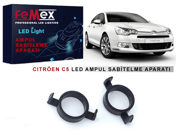 Citröen C5 Araçlar için Kısa Far Tutucu Led Ampul Sabitleme Aparatı ürün görseli 1