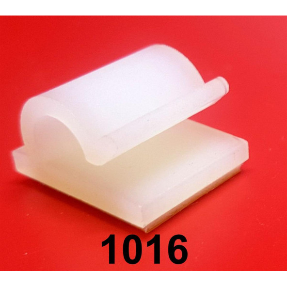Yapışkanlı Kablo Klipsi YKKL-13X16 - 1016 300 Adet ürün görseli 1