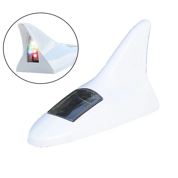 Sunup Solar Led Işıklı Shark Oto Anten Lambası ürün görseli 1