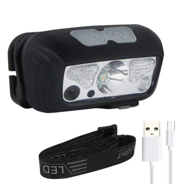 Powermaster CY-2088 Şarjlı Ultra Hafif LED Kafa Feneri 3 Modlu Ve Açı Ayarlı ürün görseli 1