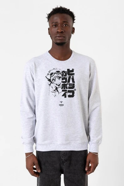 Cowboy Bebop Vintage Ein and Ed Karmelanj Erkek 2ip Sweatshirt ürün görseli 1
