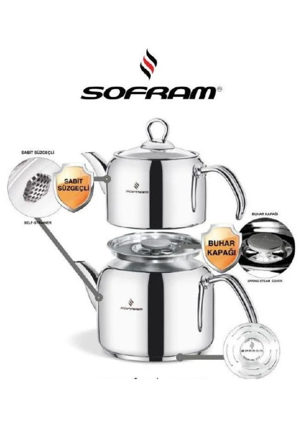 Sofram Soft Orta Boy Çaydanlık 160 Medium Size - Resim 2