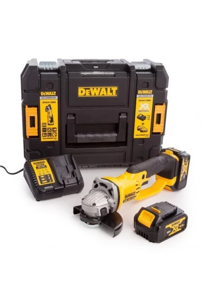 Dcg412m2 125 Mm 18v 4.0ah Çift Akülü Avuç Taşlama Makinesi ürün görseli 1