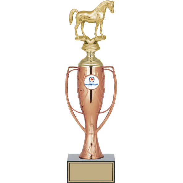 ODAK KUPA - Figürlü Kupalar - At Figürlü Kupalar FG-025 C - 34 cm ürün görseli 1