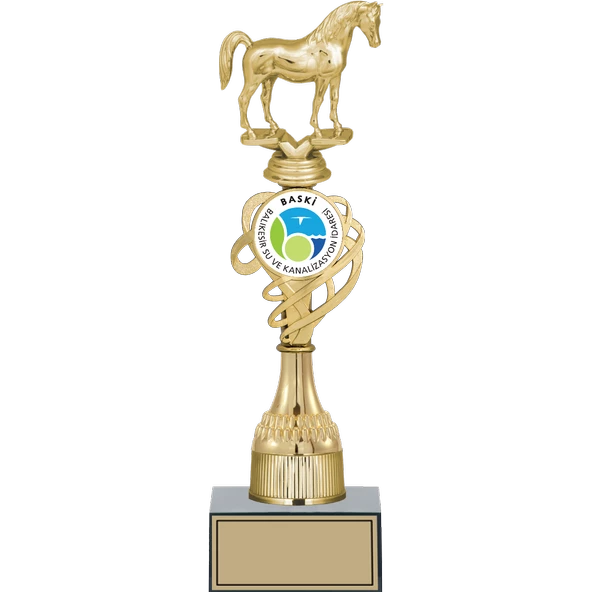 ODAK KUPA - Figürlü Kupalar - At Figürlü Kupalar FG-033 C - 34 cm ürün görseli 1