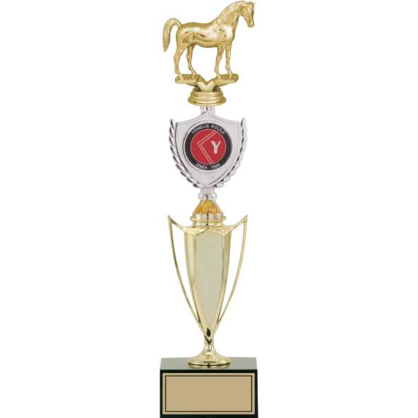 ODAK KUPA - Figürlü Kupalar - At Figürlü Kupalar FG-042 B - 42 cm ürün görseli 1