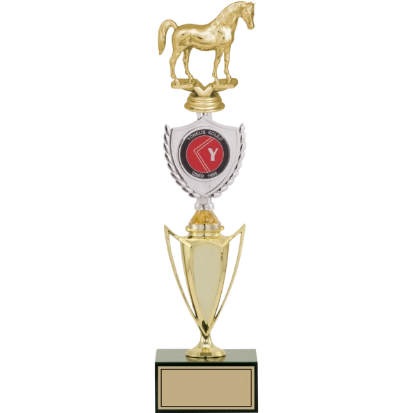 ODAK KUPA - Figürlü Kupalar - At Figürlü Kupalar FG-042 C - 39 cm ürün görseli 1