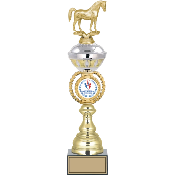 ODAK KUPA - Figürlü Kupalar - At Figürlü Kupalar FG-066 B - 44 cm ürün görseli 1