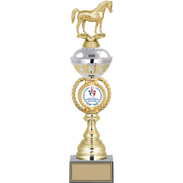 ODAK KUPA - Figürlü Kupalar - At Figürlü Kupalar FG-066 C - 42 cm ürün görseli 1