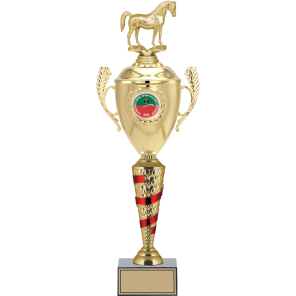 ODAK KUPA - Figürlü Kupalar - At Figürlü Kupalar FG-082 C - 53 cm ürün görseli 1