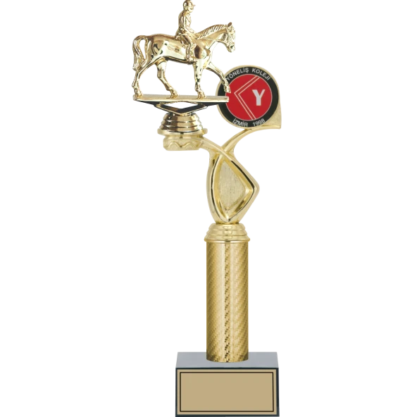 ODAK KUPA - Figürlü Kupalar - At / Binici Figürlü Kupalar FG-015 A - 39 cm ürün görseli 1