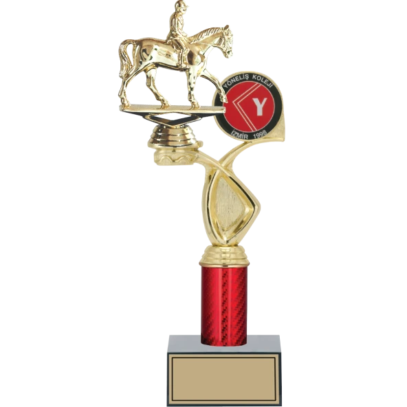 ODAK KUPA - Figürlü Kupalar - At / Binici Figürlü Kupalar FG-016 C - 34 cm ürün görseli 1