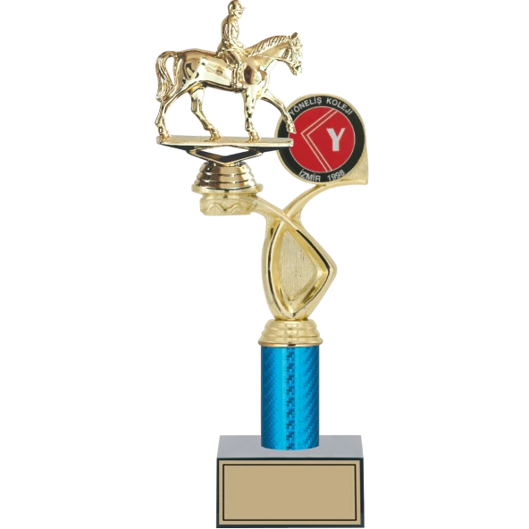 ODAK KUPA - Figürlü Kupalar - At / Binici Figürlü Kupalar FG-017 C - 34 cm ürün görseli 1