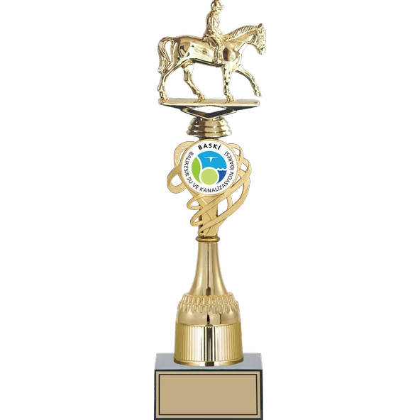 ODAK KUPA - Figürlü Kupalar - At / Binici Figürlü Kupalar FG-033 B - 39 cm ürün görseli 1