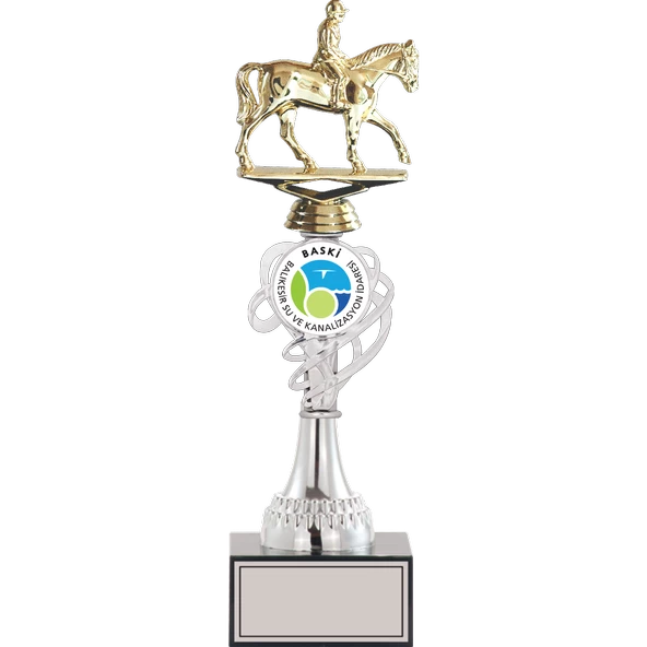 ODAK KUPA - Figürlü Kupalar - At / Binici Figürlü Kupalar FG-034 B - 35 cm ürün görseli 1