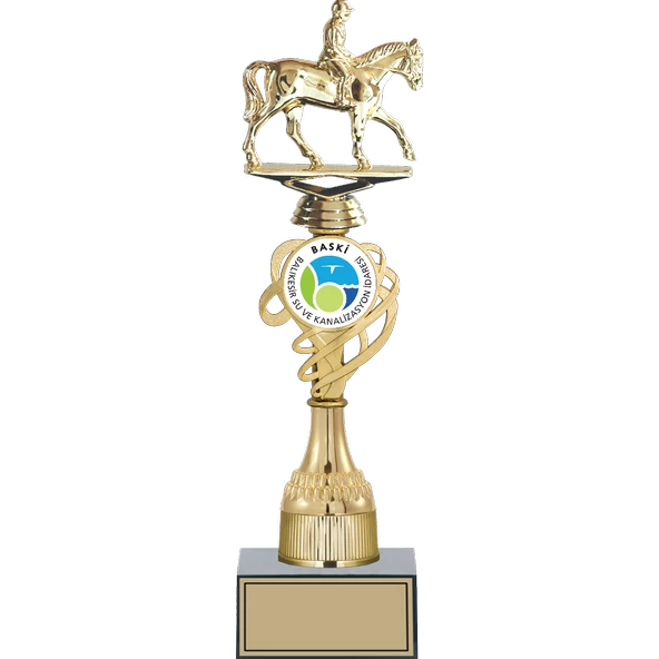 ODAK KUPA - Figürlü Kupalar - At / Binici Figürlü Kupalar FG-033 C - 36 cm ürün görseli 1
