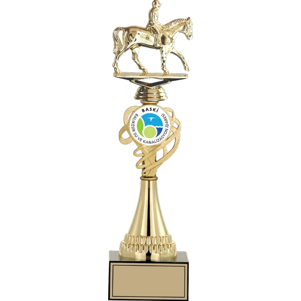ODAK KUPA - Figürlü Kupalar - At / Binici Figürlü Kupalar FG-034 A - 37 cm ürün görseli 1